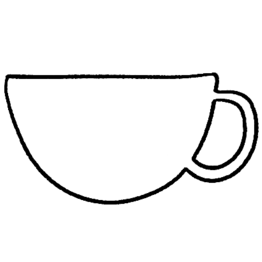 topview of teacup